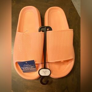 Erin’s Garden Women's Peach Comfort Sandals size large 9-10